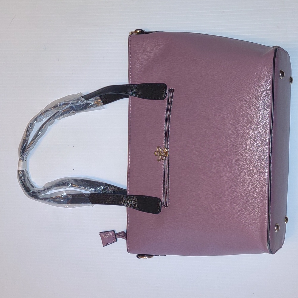 Abstract Colorblock Tote/Shoulder Bag - Picture 7 of 16